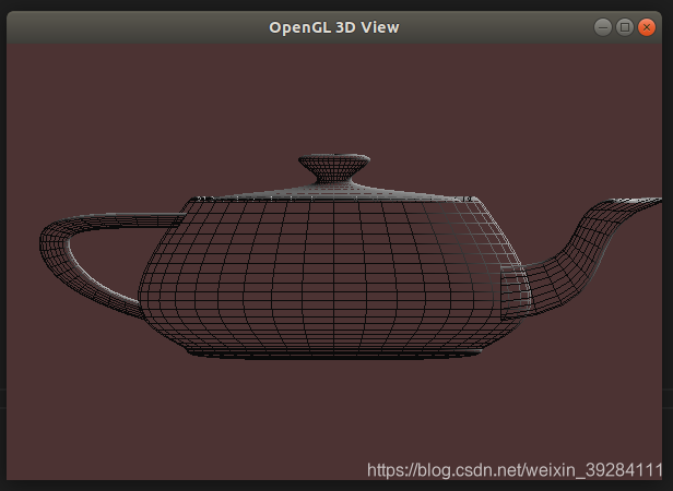 OpenGL茶壶模型